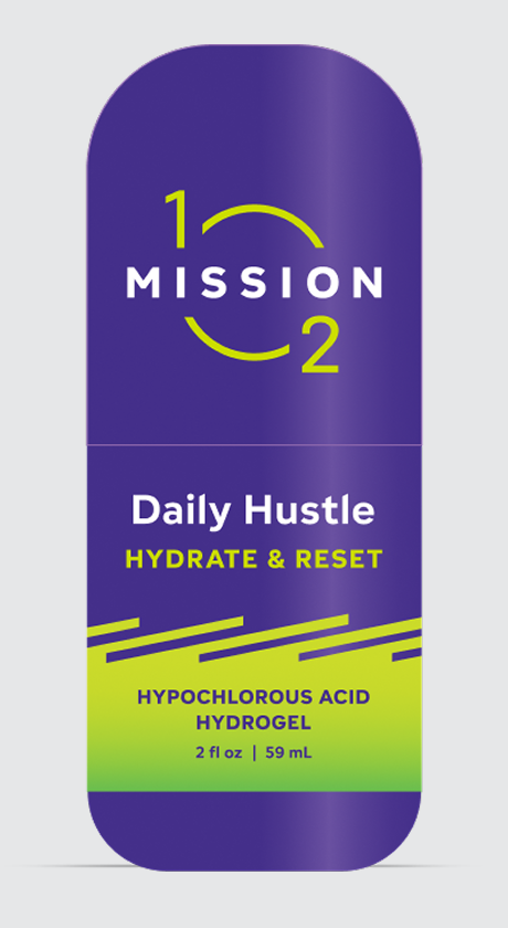 Mission 1o2 Daily Hustle Hydrate & Reset hypochlorous acid hydrogel