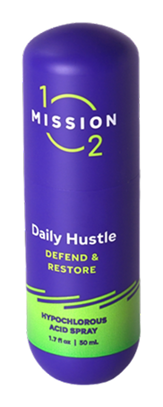 Mission 1o2 Daily Hustle Defend & Restore hypochlorous acid spray